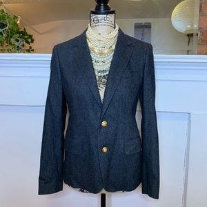 Vintage grey wool blazer